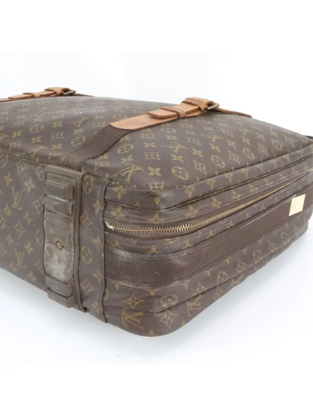 ★SOLD★ Louis Vuitton Monogram Satellite 60 Leather Boston Bag Business Travel - Picture 5 of 12